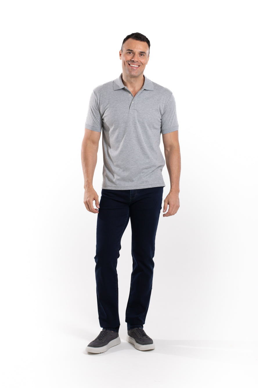Calça Jeans Regular Fit - Azul Escuro