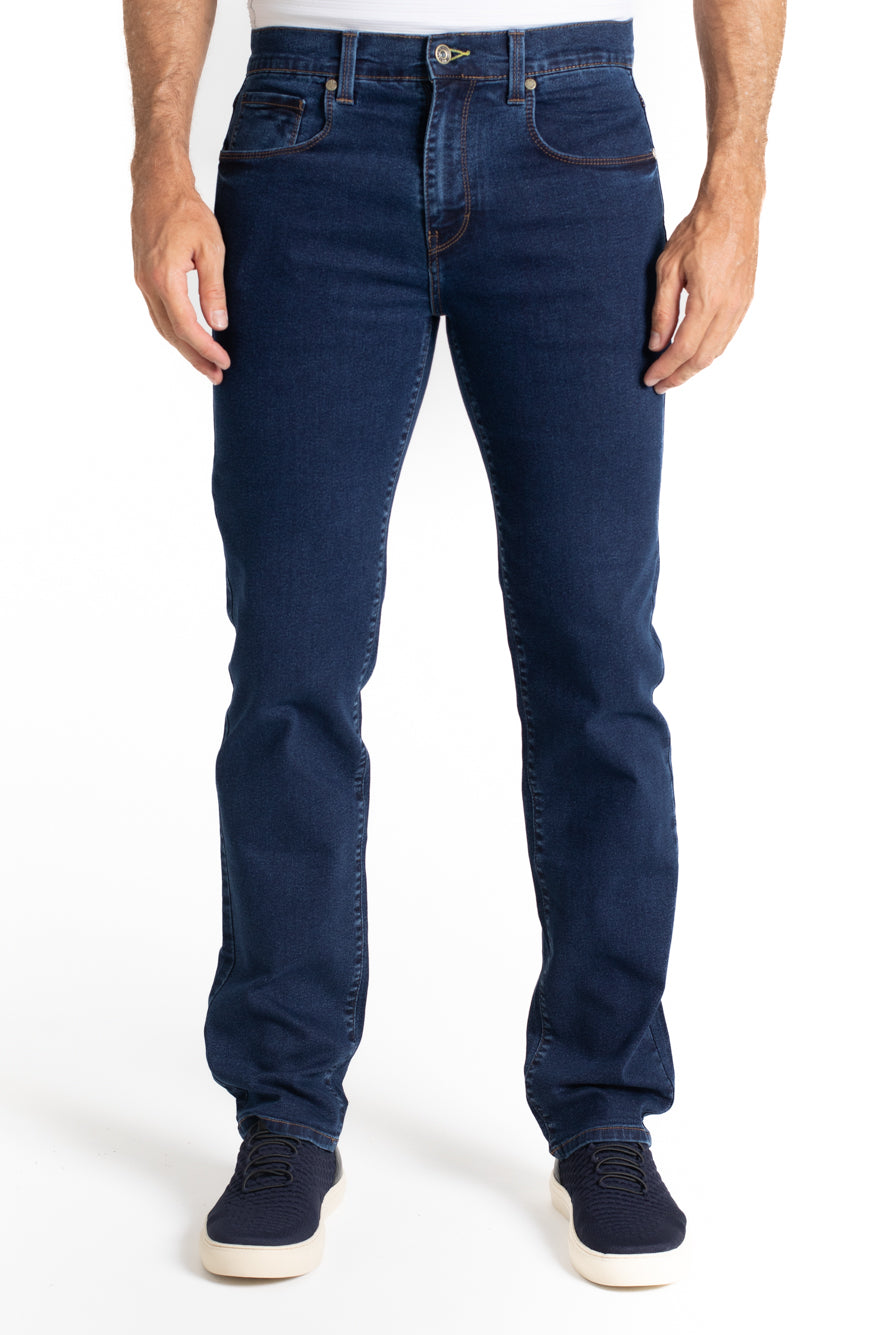 Calça Jeans Regular Fit - Azul Escuro
