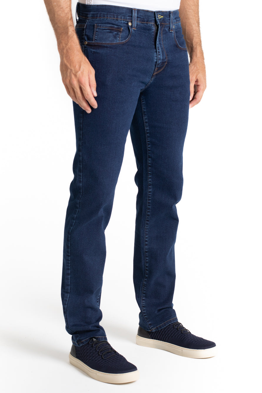 Calça Jeans Regular Fit - Azul Escuro