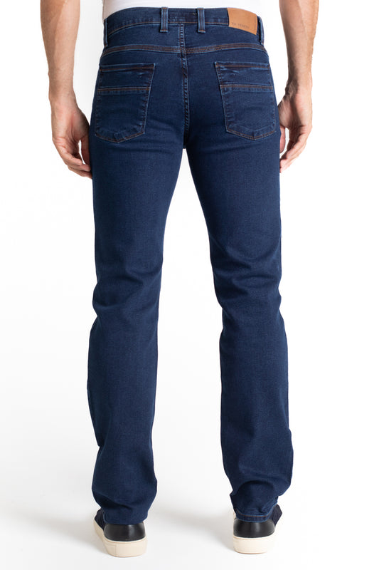 Calça Jeans Regular Fit - Azul Escuro
