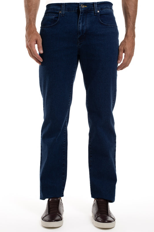 Calça Jeans 5 Bolsos - Azul Escuro