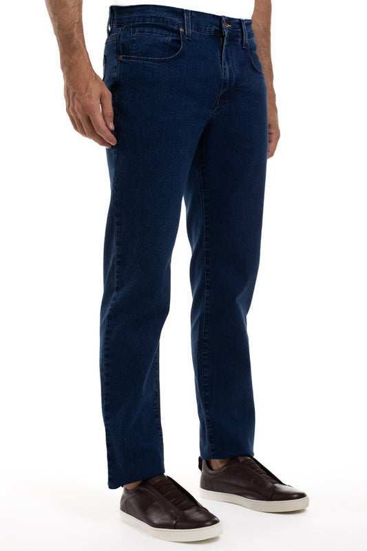 Calça Jeans 5 Bolsos - Azul Escuro