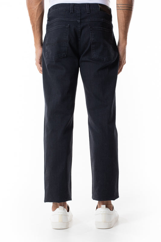 Calca Jeans 5 Bolsos - Preto