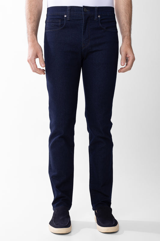 Calça Jeans 5 Bolsos - Azul Escuro