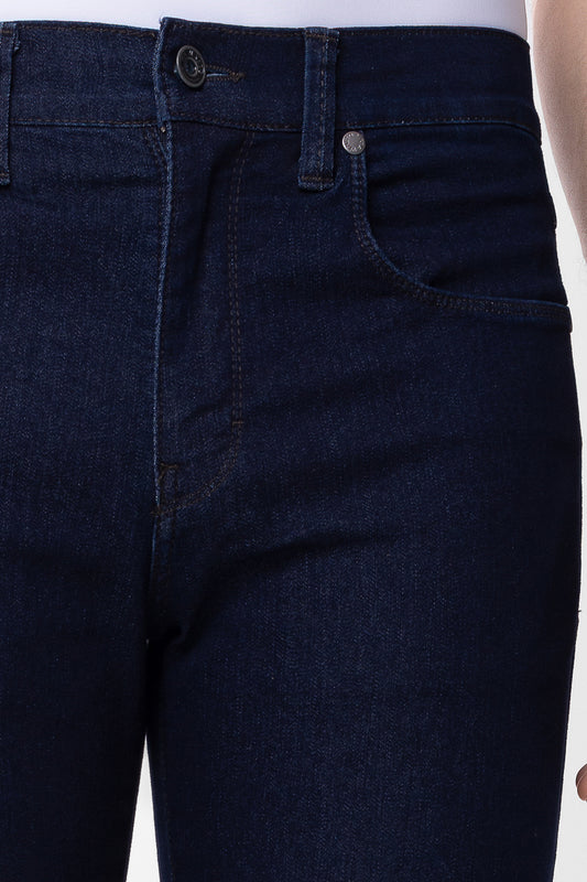 Calça Jeans 5 Bolsos - Azul Escuro