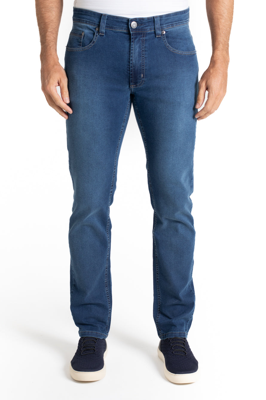 Calça Jeans Slim Fit - Azul Escuro