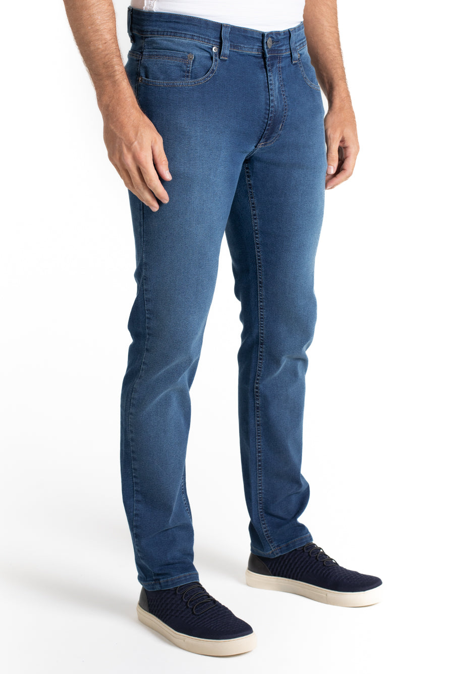 Calça Jeans Slim Fit - Azul Escuro