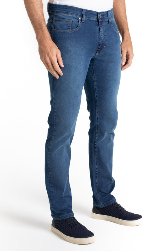Calça Jeans Slim Fit - Azul Escuro