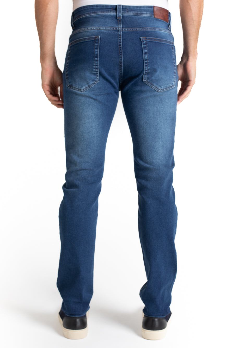 Calça Jeans Slim Fit - Azul Escuro