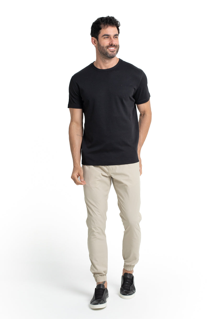 Calça Jogging Esporte - Bege