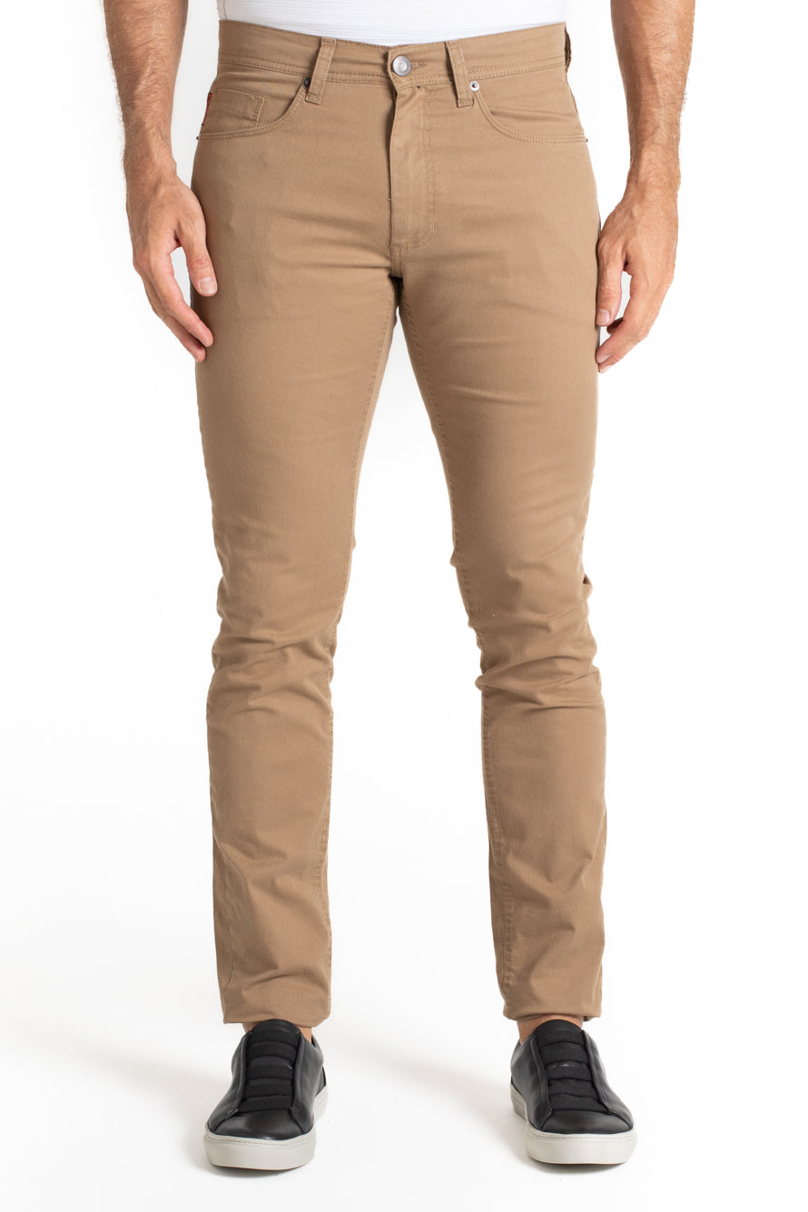 Calça Sarja 5 Bolsos - Khaki