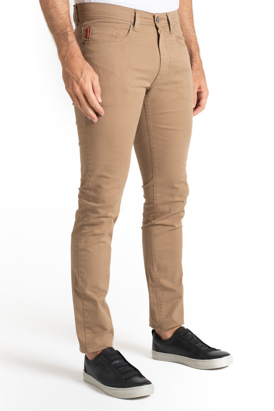 Calça Sarja 5 Bolsos - Khaki
