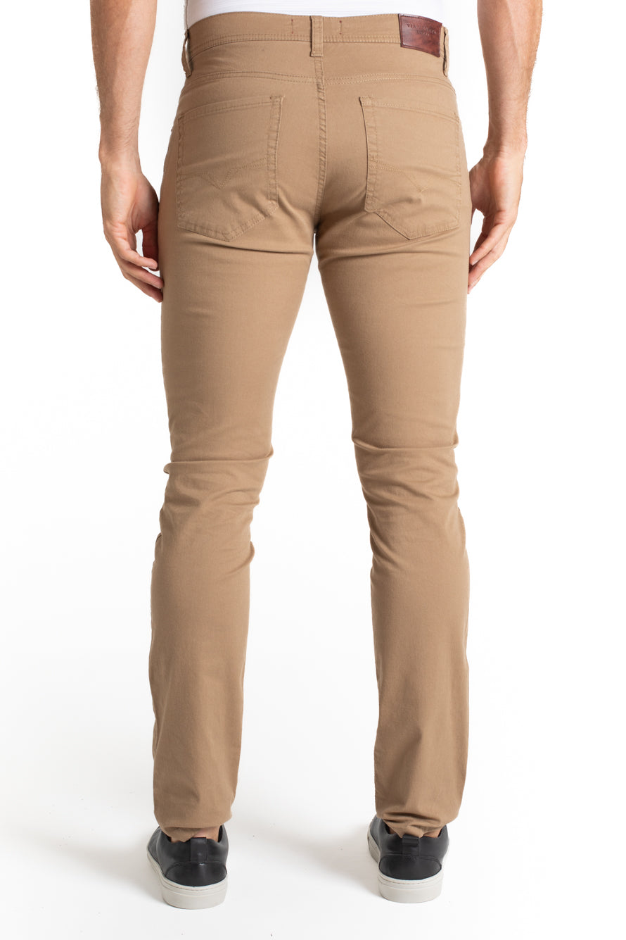 Calça Sarja 5 Bolsos - Khaki