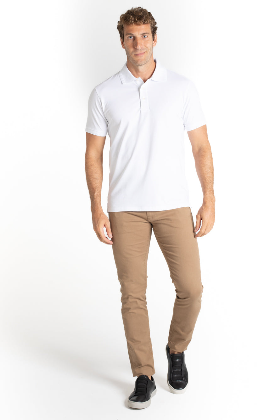 Calça Sarja 5 Bolsos - Khaki