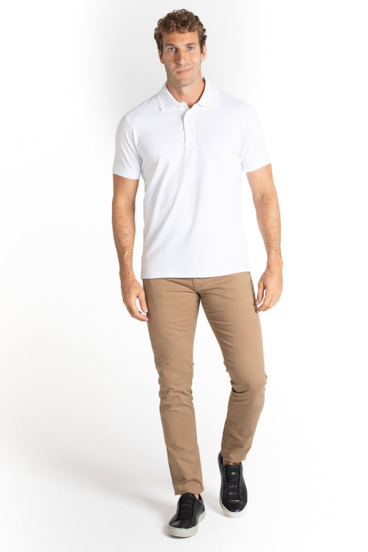 Calça Sarja 5 Bolsos - Khaki