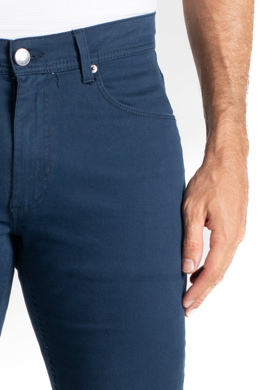 Calça Sarja 5 Bolsos - Azul Cobalto