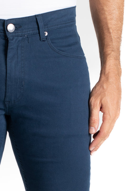 Calça Sarja 5 Bolsos - Azul Cobalto