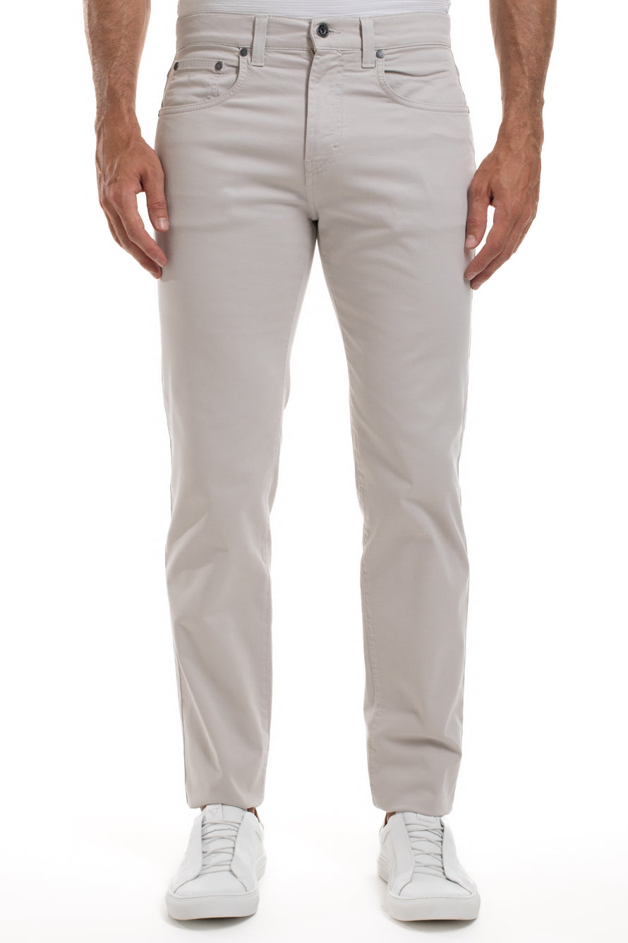Calça Sarja Slim 5 Bolsos Color Premium - Areia