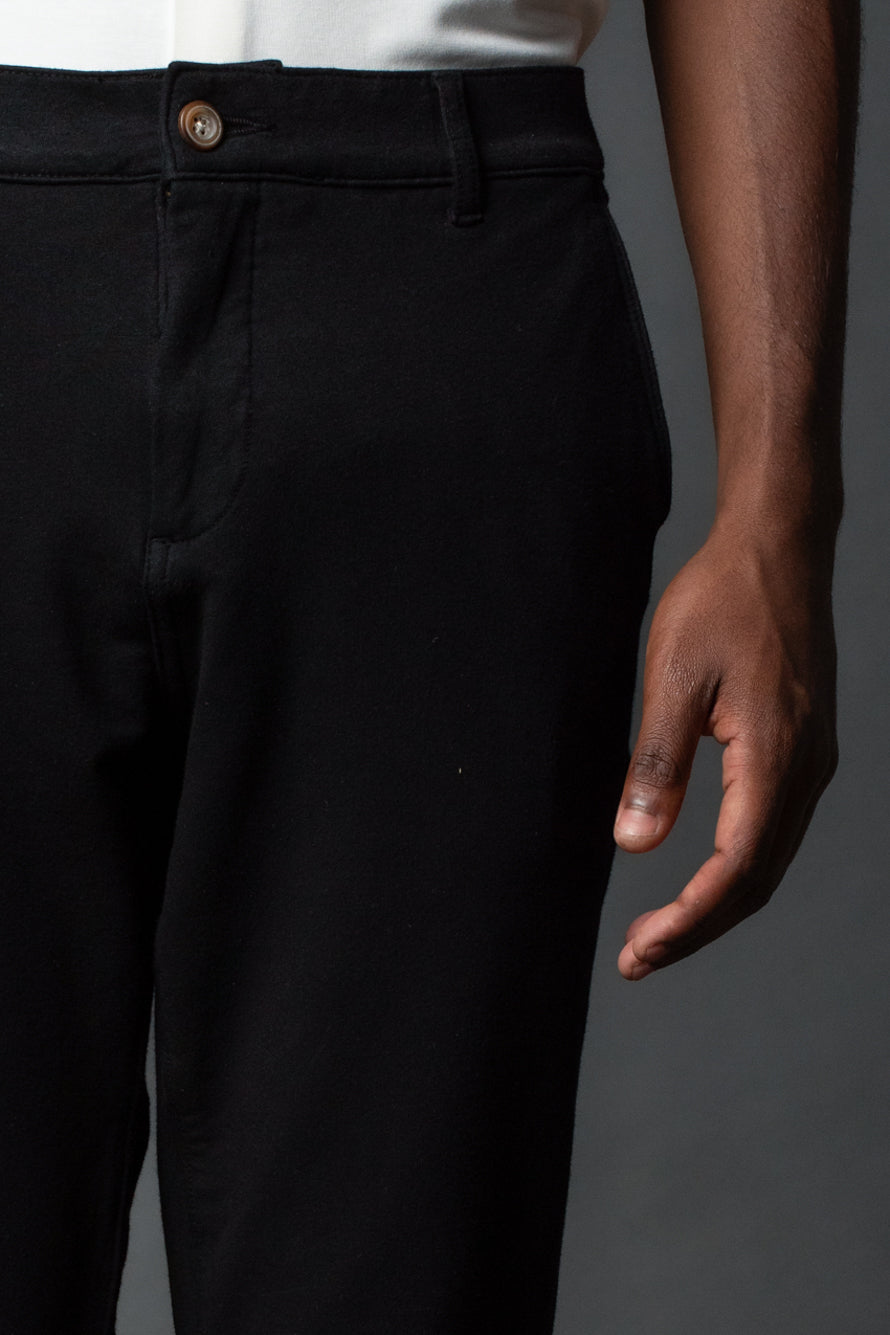 Calca Chino Moletom Sem Cordao - Preto