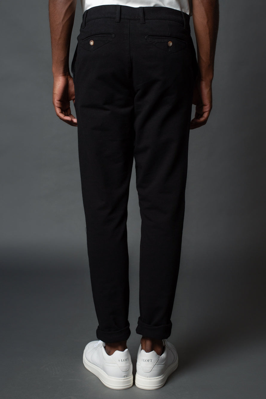 Calca Chino Moletom Sem Cordao - Preto