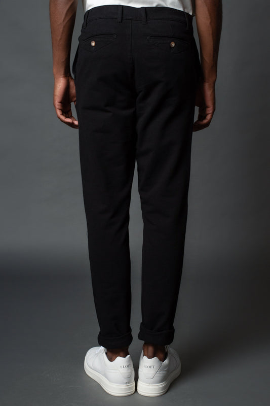 Calca Chino Moletom Sem Cordao - Preto