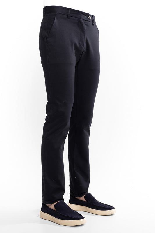 Calça Malha Bolso Faca Compact Cotton - Preto