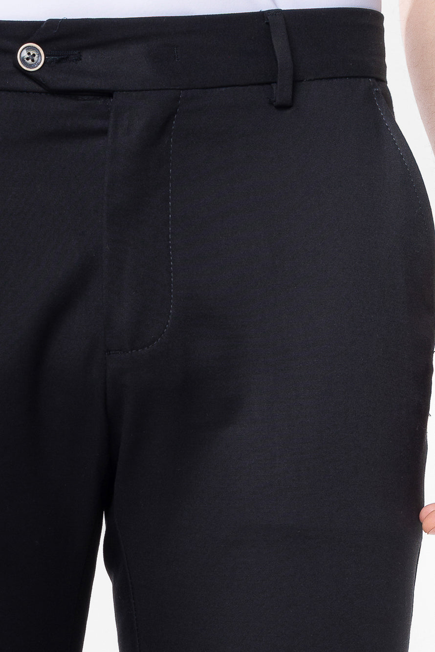 Calça Malha Bolso Faca Compact Cotton - Preto