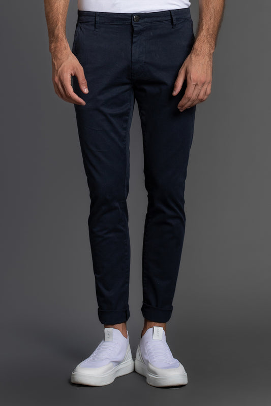 Calça Chino Clássica - Marinho