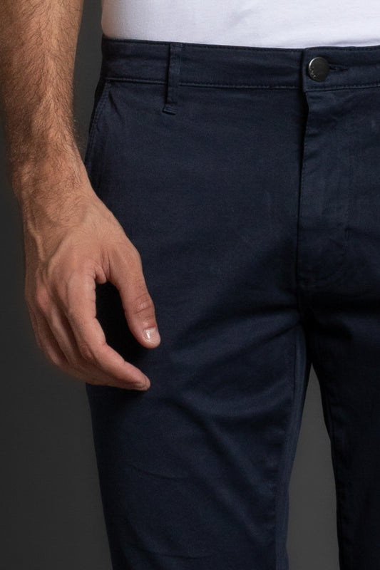 Calça Chino Clássica - Marinho