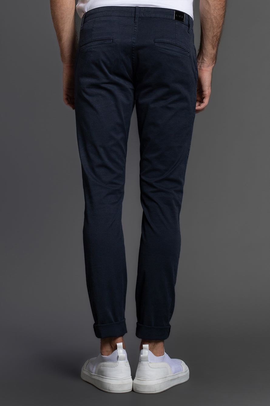 Calça Chino Clássica - Marinho