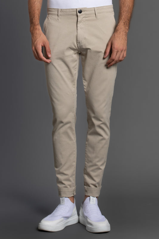 Calça Chino Clássica - Bege