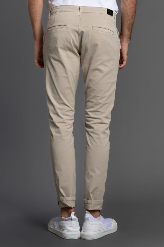 Calça Chino Clássica - Bege