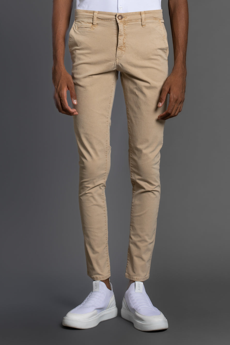 Calça Chino Clássica - Caqui