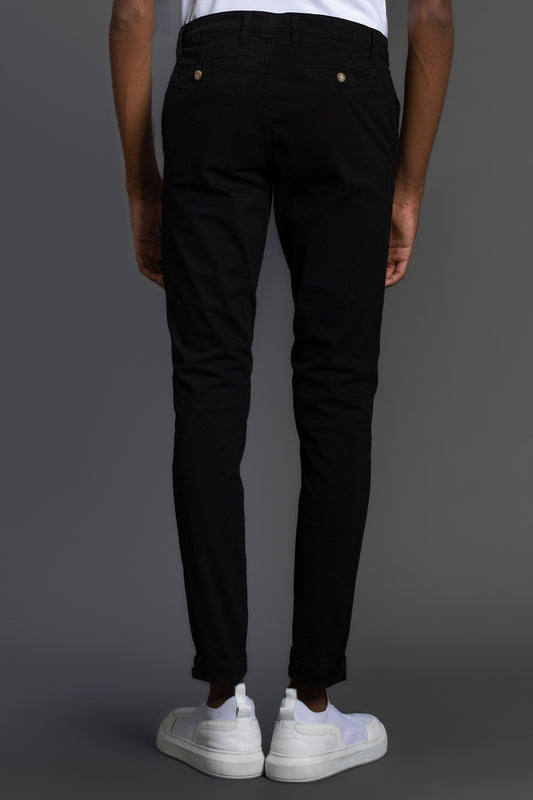 Calça Chino Clássica - Preto