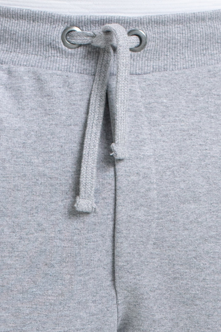 Calça De Moletom Bolso Faca - Mescla Cinza