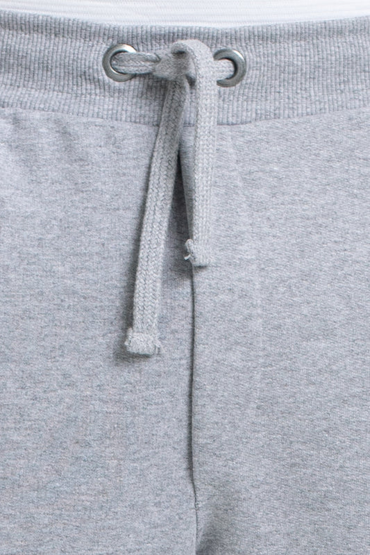 Calça De Moletom Bolso Faca - Mescla Cinza