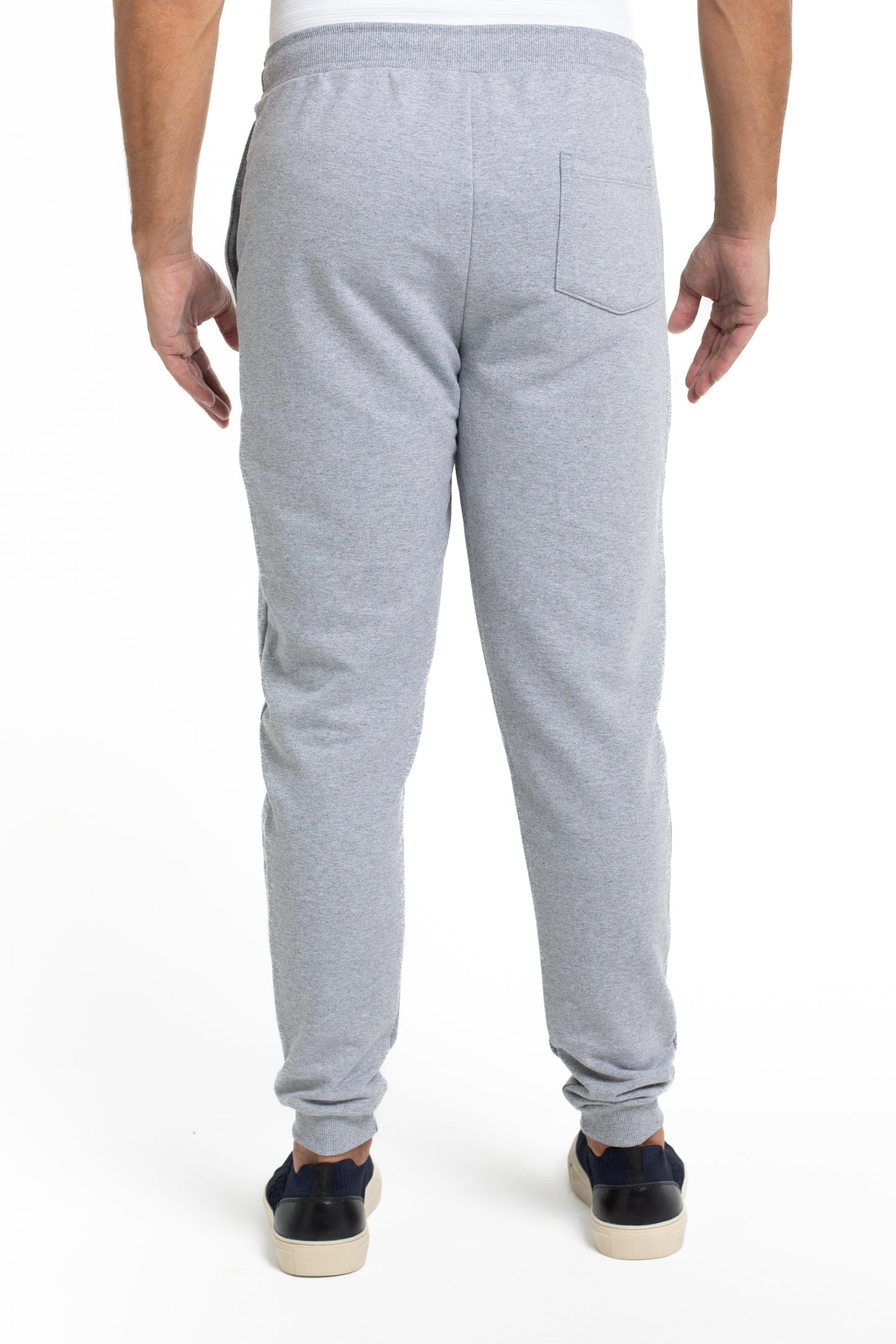 Calça De Moletom Bolso Faca - Mescla Cinza