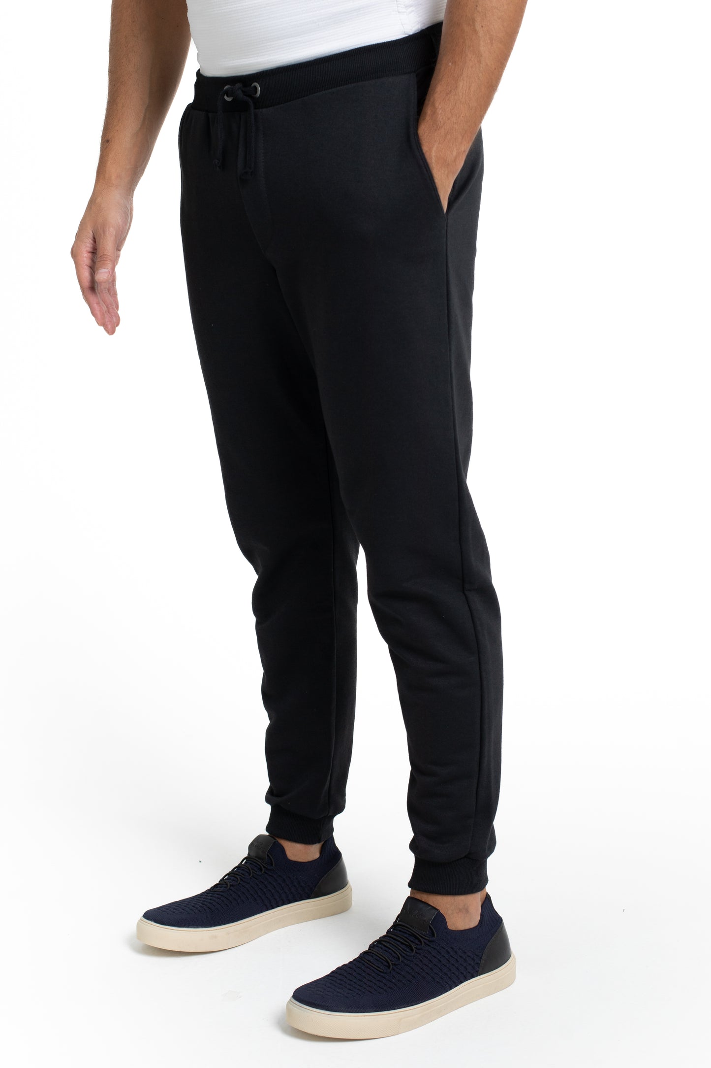 Calça De Moletom Bolso Faca - Preto