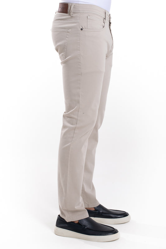 Calça Sarja 5 Bolsos - Areia