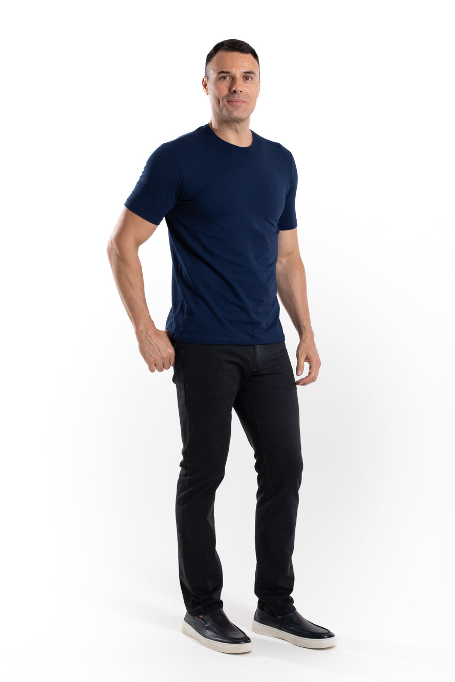 Calça Sarja 5 Bolsos - Preto
