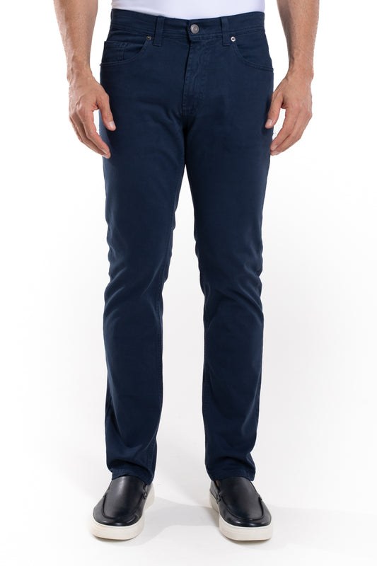 Calça Sarja 5 Bolsos - Azul Cobalto