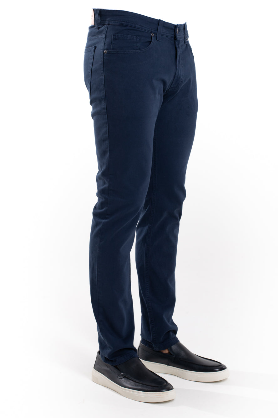 Calça Sarja 5 Bolsos - Azul Cobalto