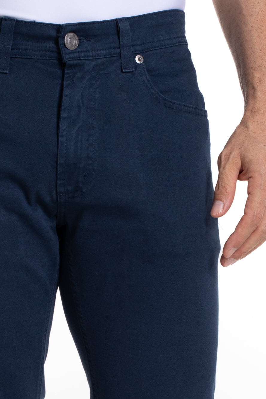 Calça Sarja 5 Bolsos - Azul Cobalto