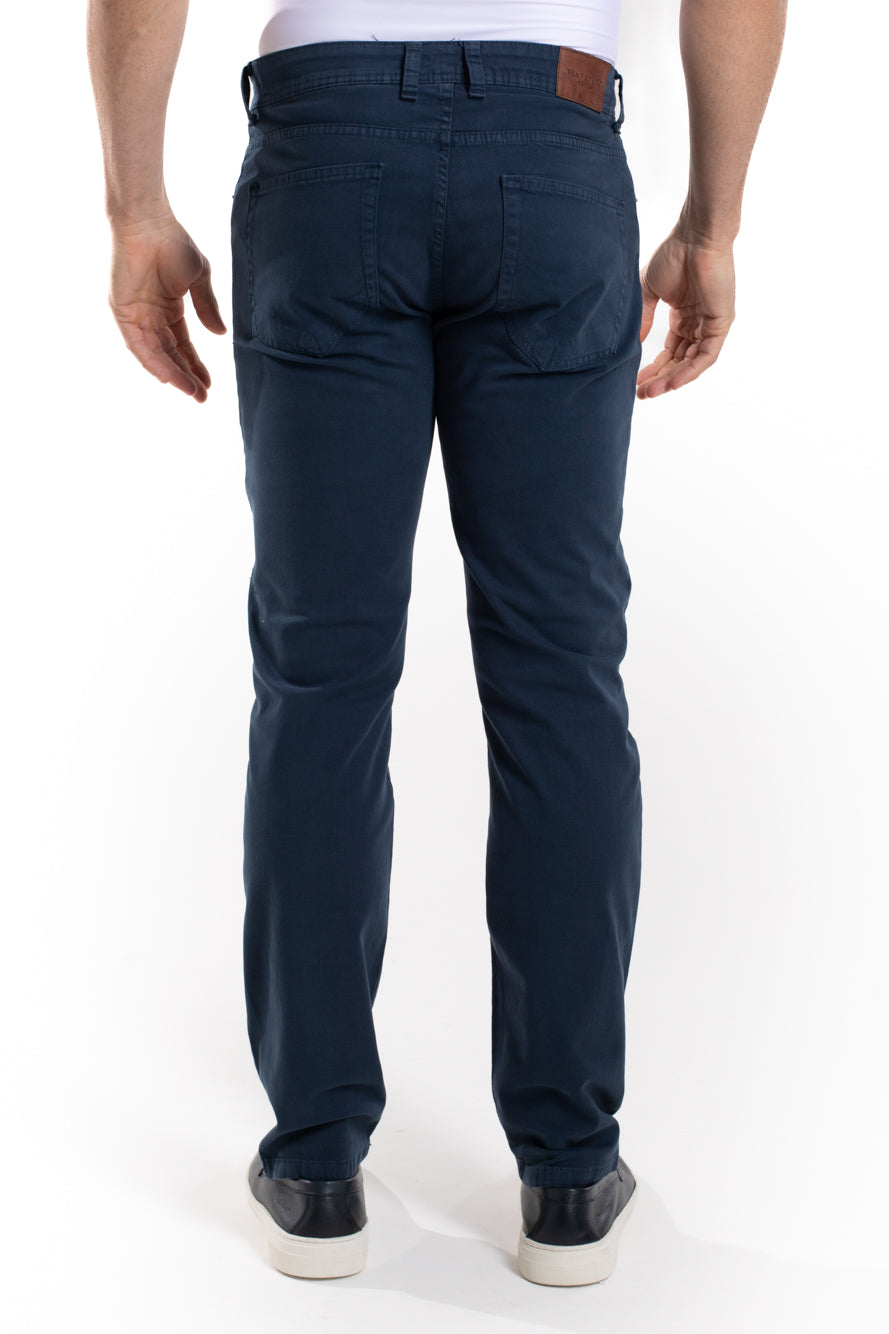Calça Sarja 5 Bolsos - Azul Escuro