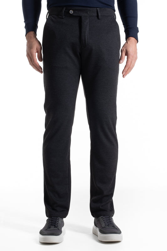Calça De Malha Bolso Faca - Chumbo