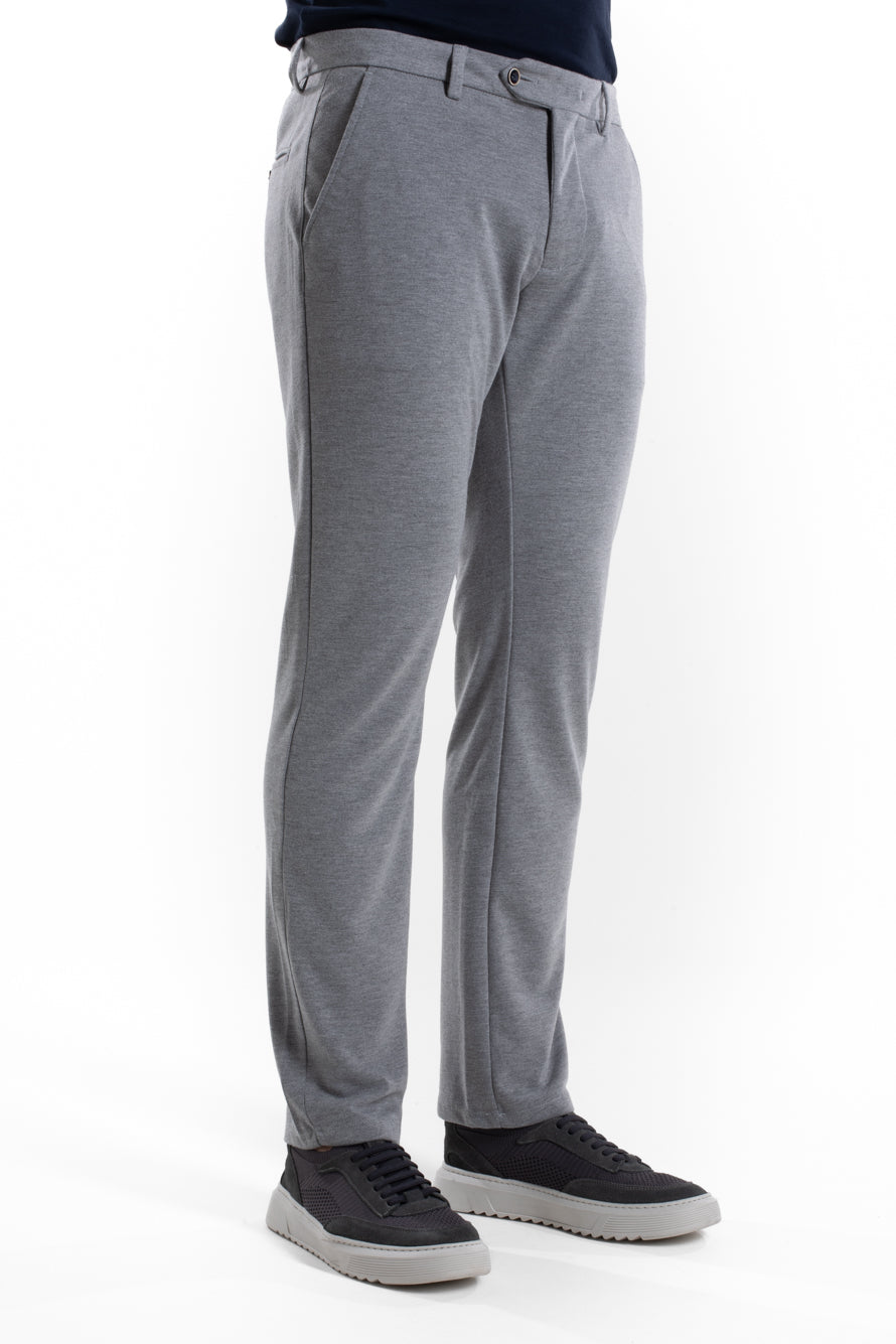 Calça De Malha Bolso Faca - Bege