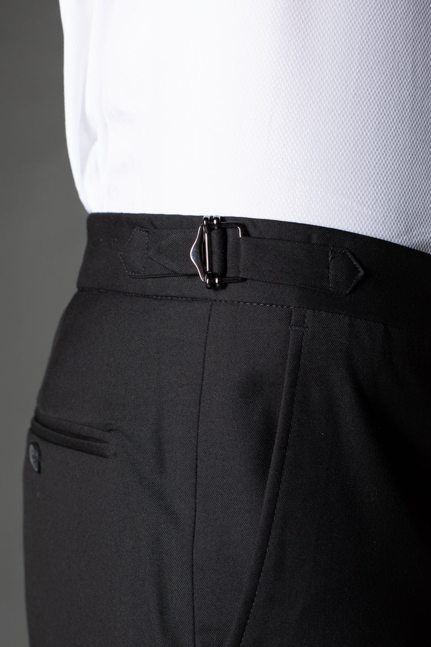 Calça Social Bolso Faca Slim Regulador Cós - Preto