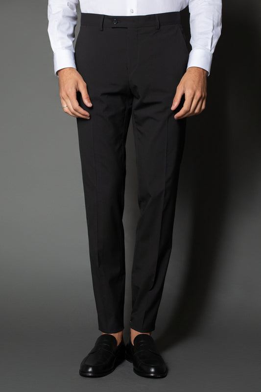 Calça Slim Lisa Bolso Faca - Preto