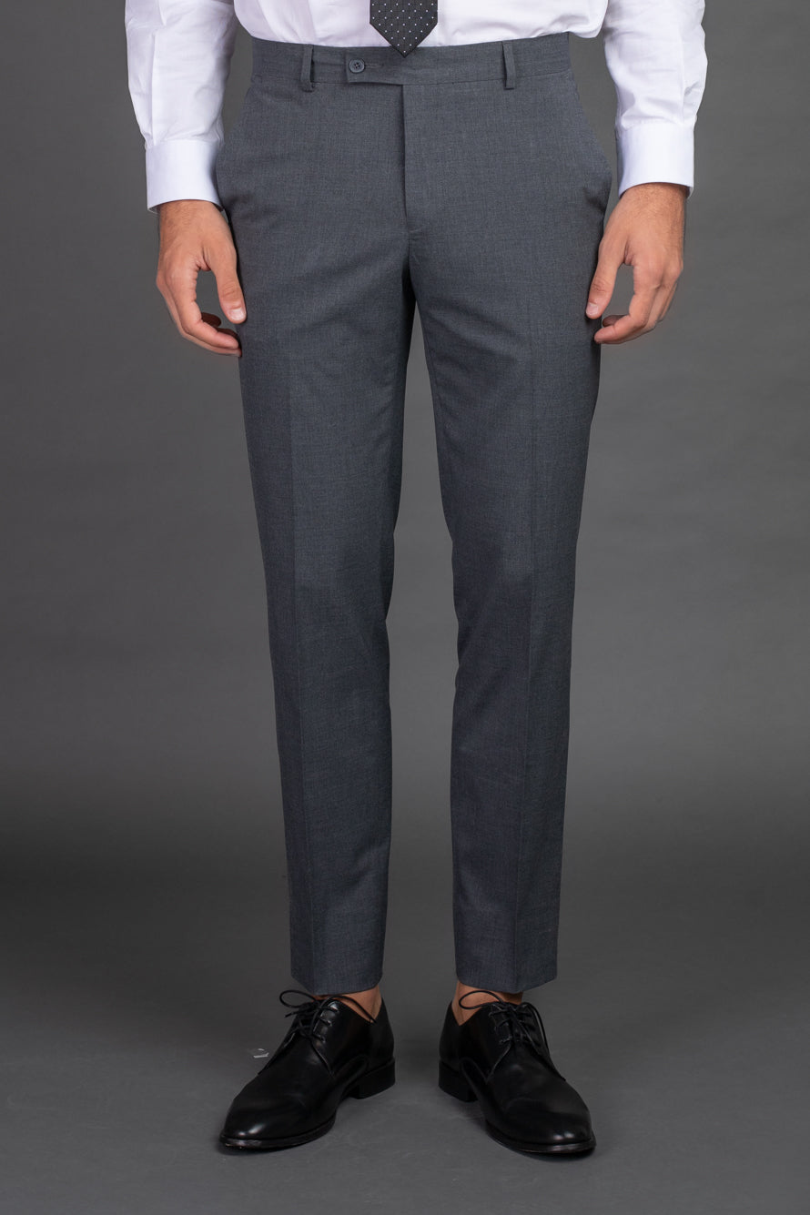 Calça Bolso Faca Super Slim - Cinza Escuro