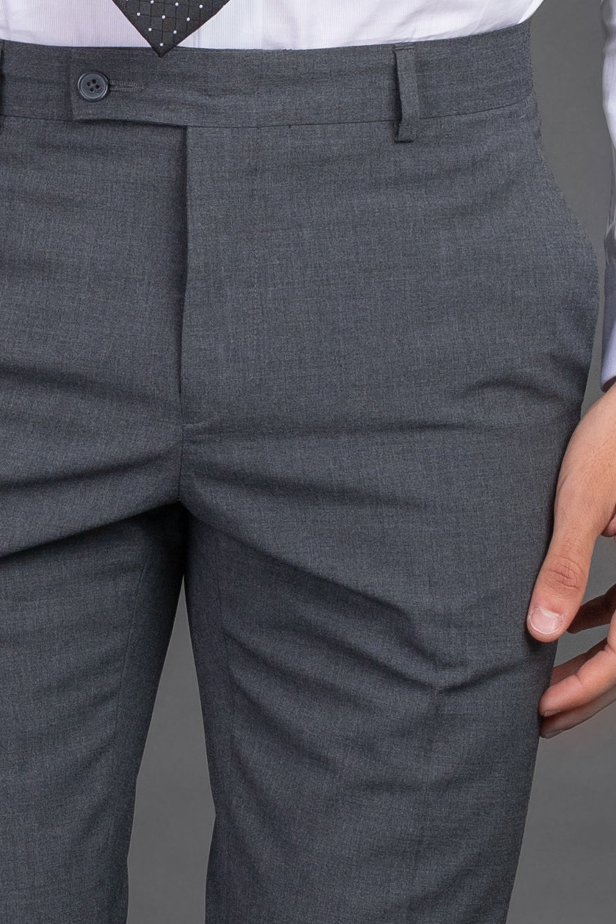 Calça Bolso Faca Super Slim - Cinza Escuro